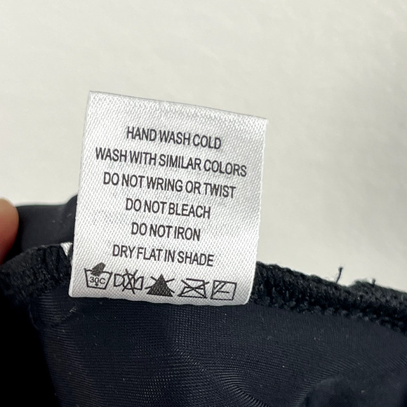 Cabana Life One Piece Swimsuit Womens XL Black Zip Front Pockets UPF 50 NWT - Picture 16 of 16